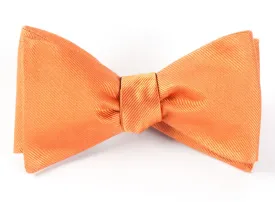 Grosgrain Solid Orange Bow Tie