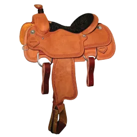 15" Circle Y Dinero Calf Roper Saddle 20203203