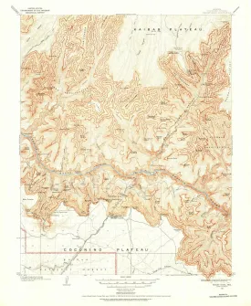 1903 Bright Angel, AZ - Arizona - USGS Topographic Map