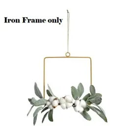 1pc Metal Wall Hanging Flower wall decoration pine cone pendant garland