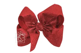 5.5" Glitter Metallic Bow