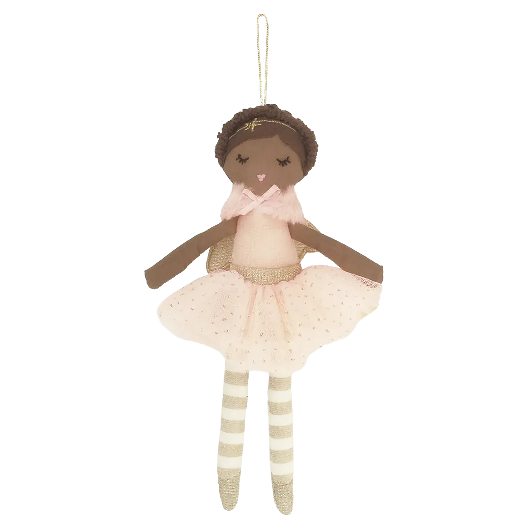 Ada Pink Angel Doll Ornament