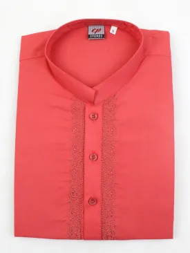 AM Men's Festive Embroidery Kurta Punch