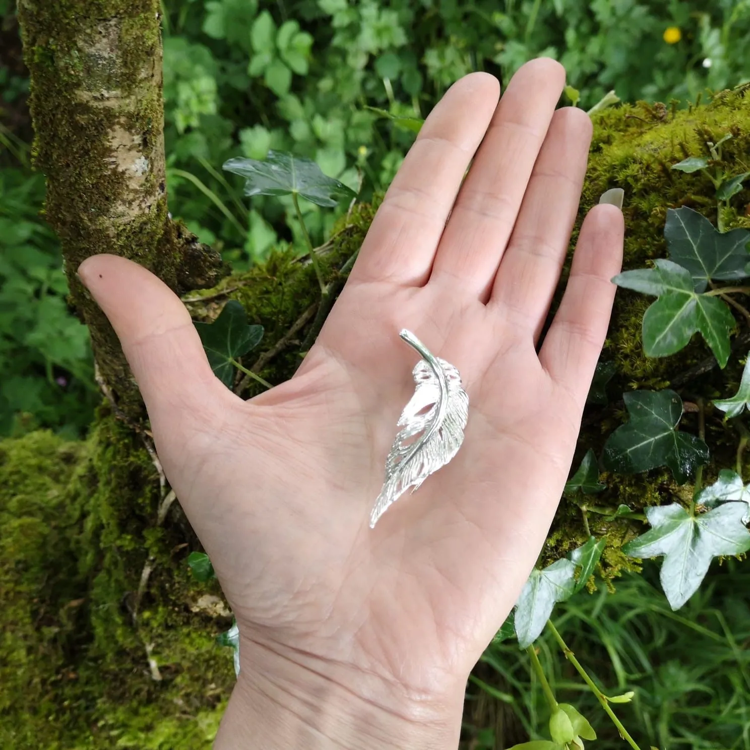 Angel Feather Brooch