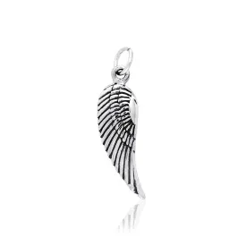 Angel Wing Silver Charm TCM309