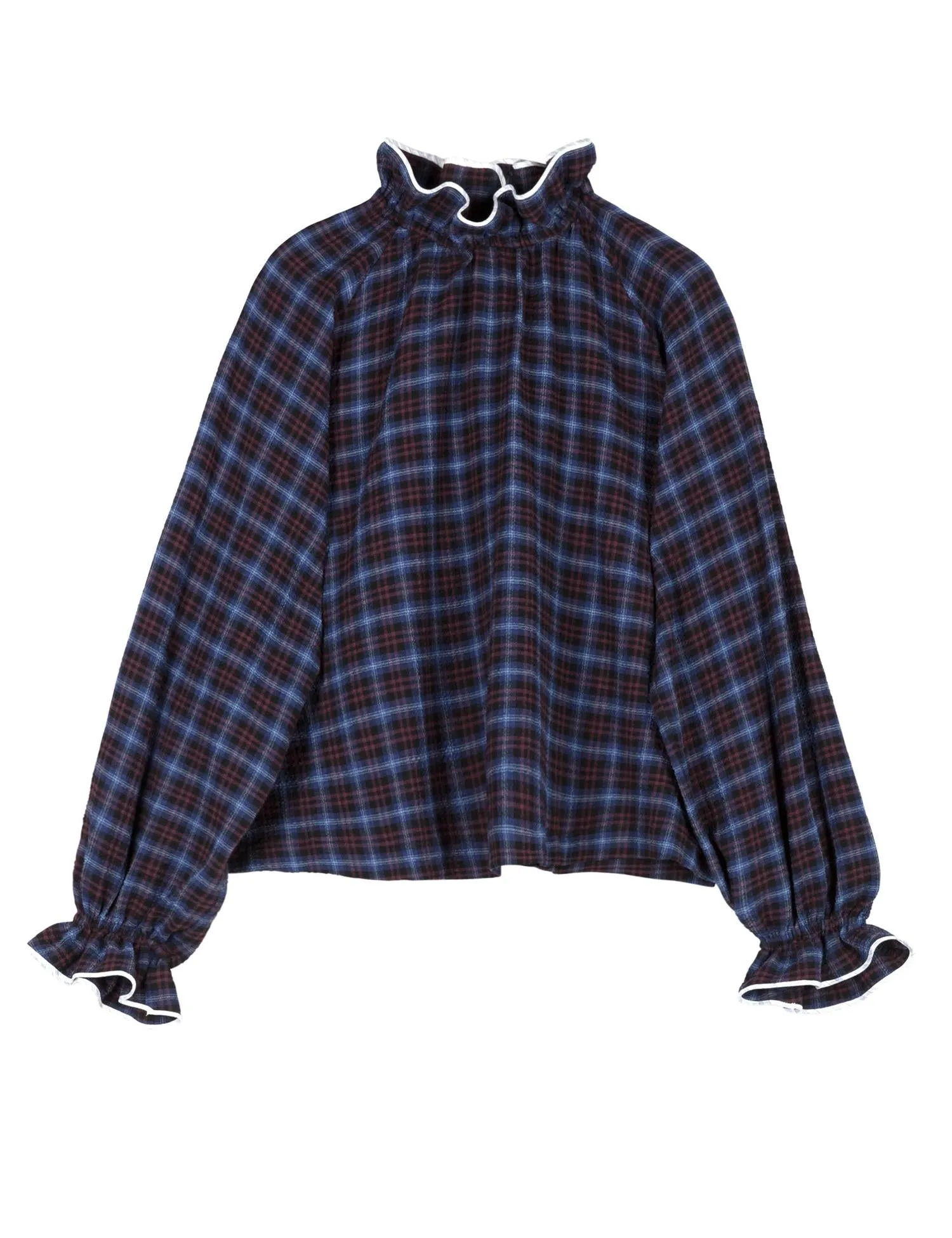 Adines Premium Checked Shirt in Sienna - APOF Brand