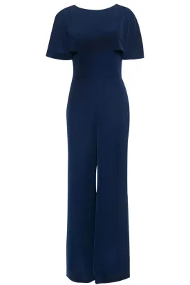 Arabelle Woven Flutter Sleeve Jumpsuit