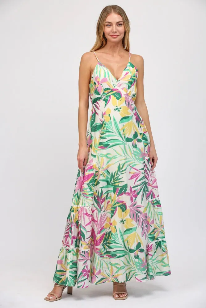 BACK TIE MAXI DRESS