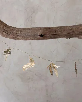 Brass Leaf Garland