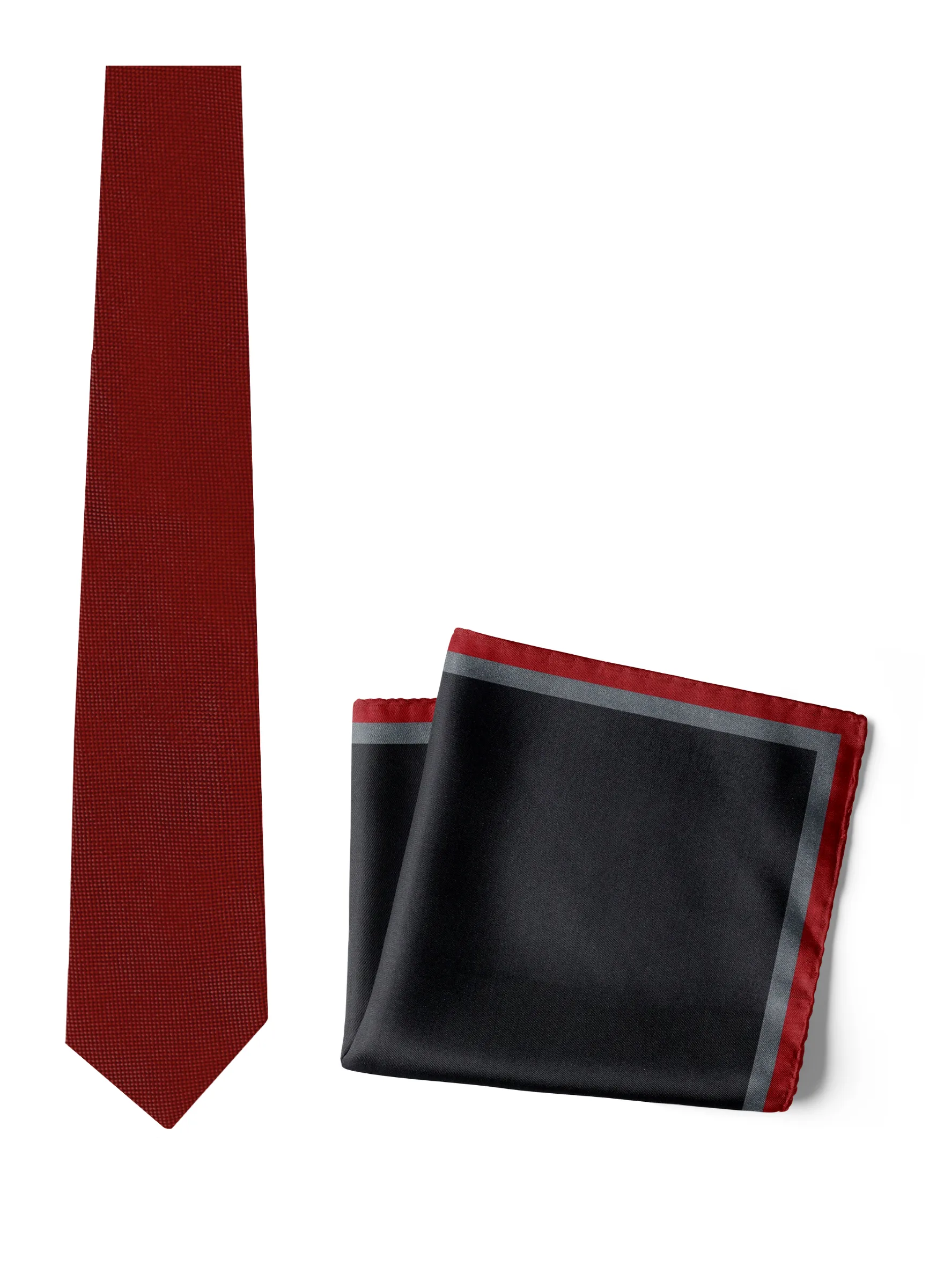 Chokore Onyx - Pocket Square & Chili - Necktie