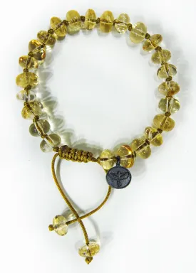 Citrine Quartz Crystal Bracelet