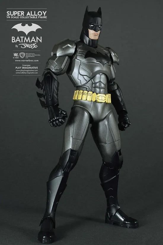 (DAMAGED) BATMAN SUPER ALLOY METAL 1/6 SCALE FIGURE BY JIM LEE