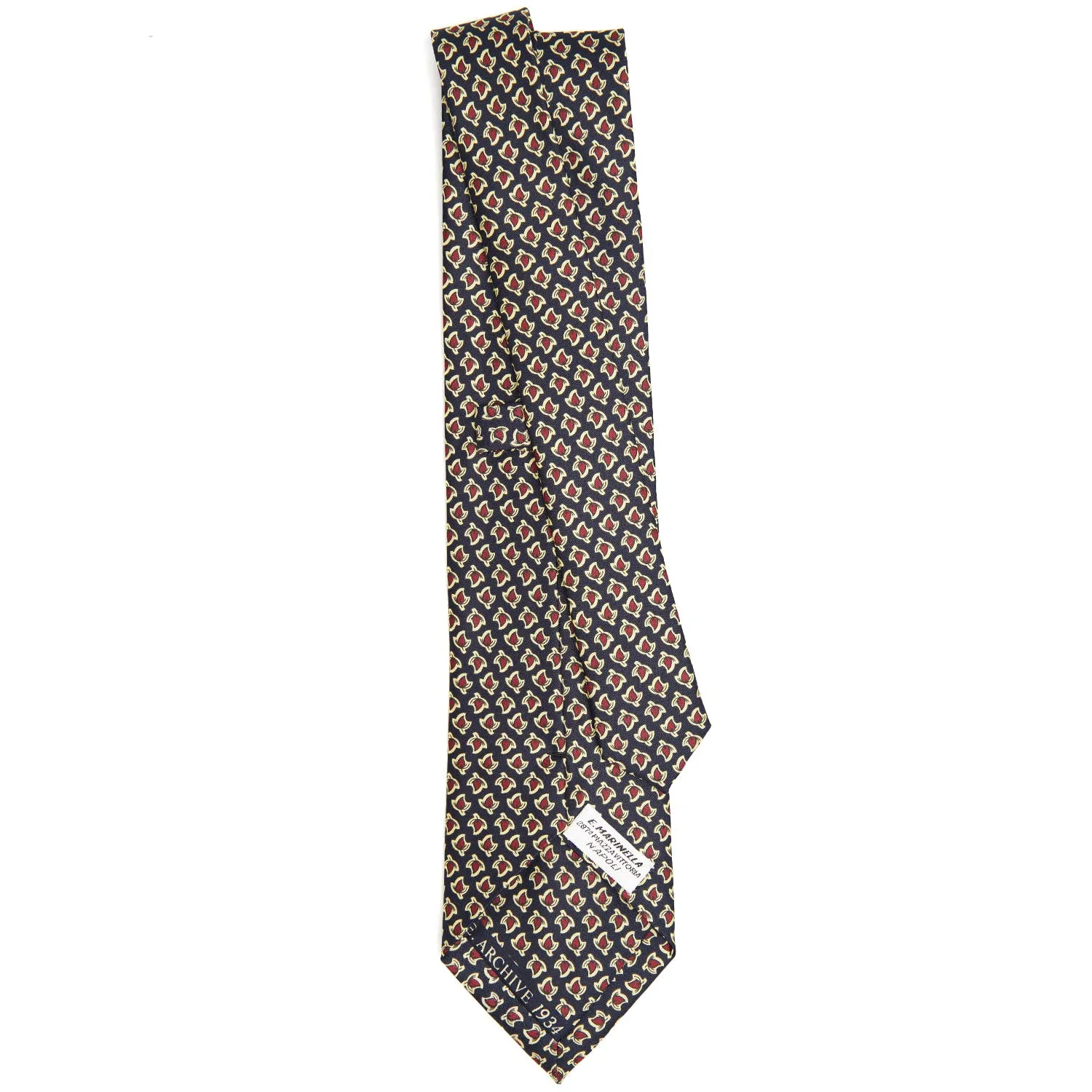 DARK BLUE SILK TIE