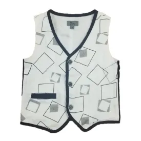 DiMo - Square Print Cotton Vest