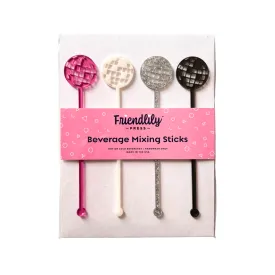 Disco Ball Drink Stirrers, Set