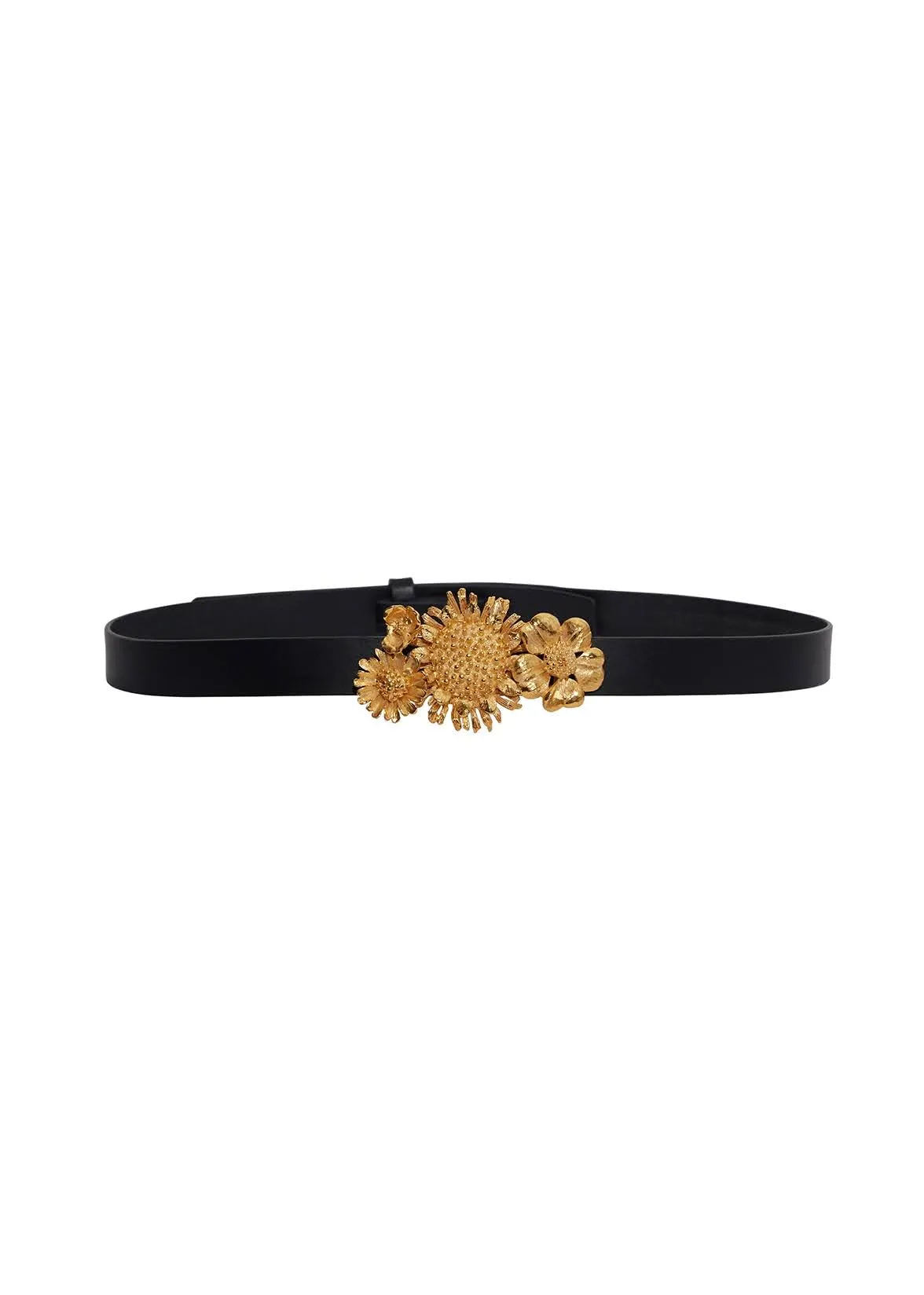 floral garland buckle belt