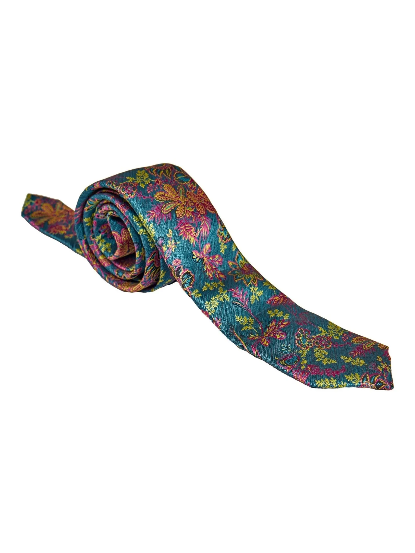 Floral Paisley Print Neck Tie Set