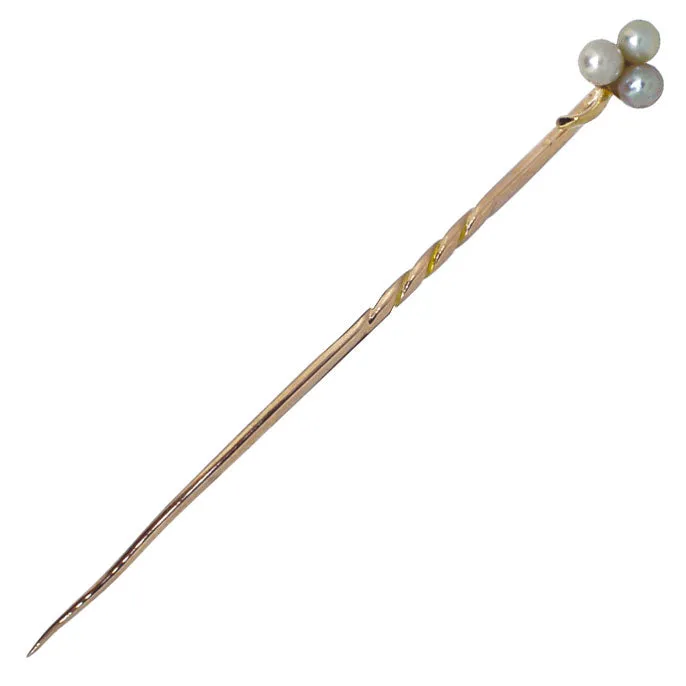 Pearl Clover Stick Pin