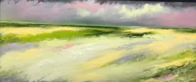 "Path Through the Dunes" by Michael Marrinan - Transitional Coastal Oil Painting