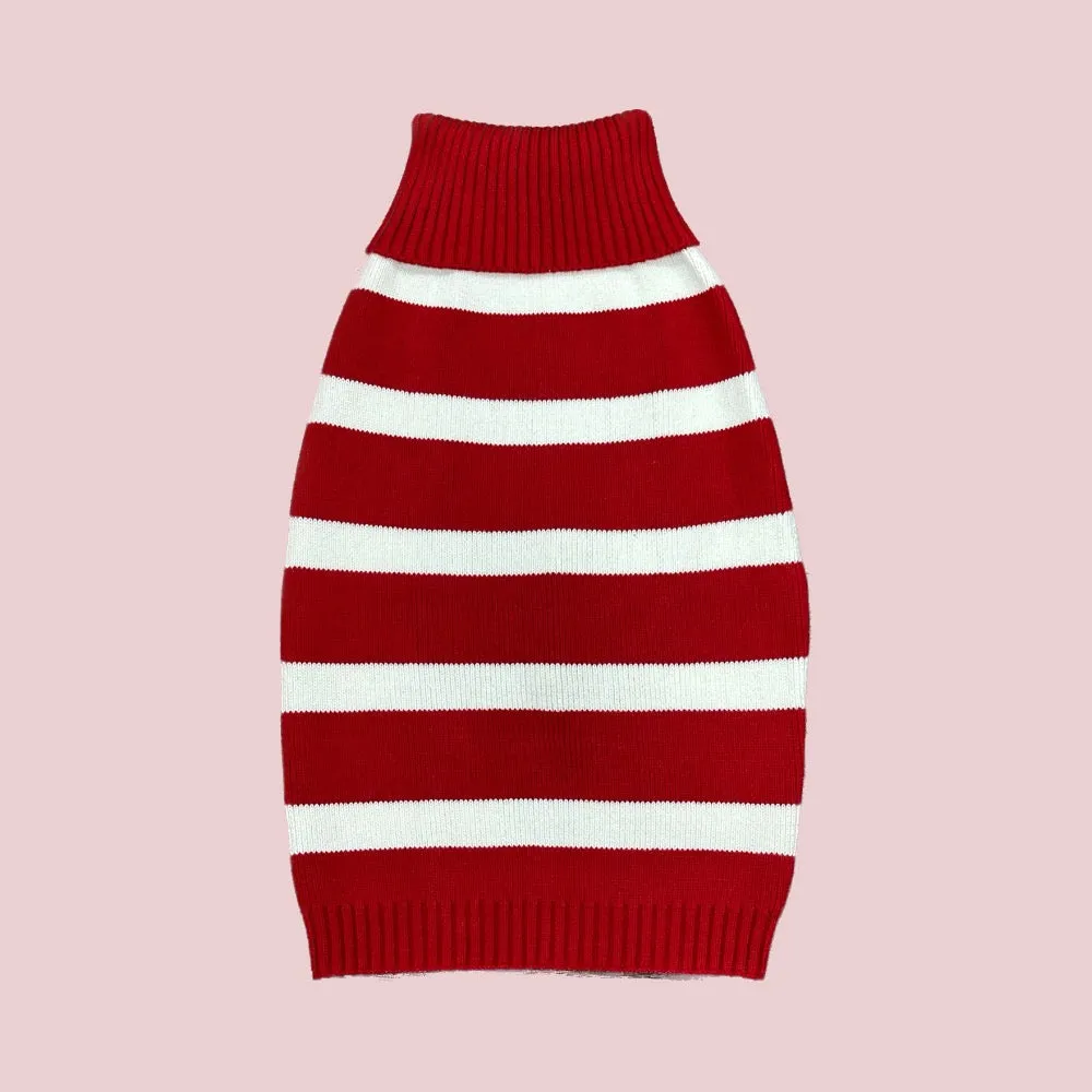 Red Striped Sweater