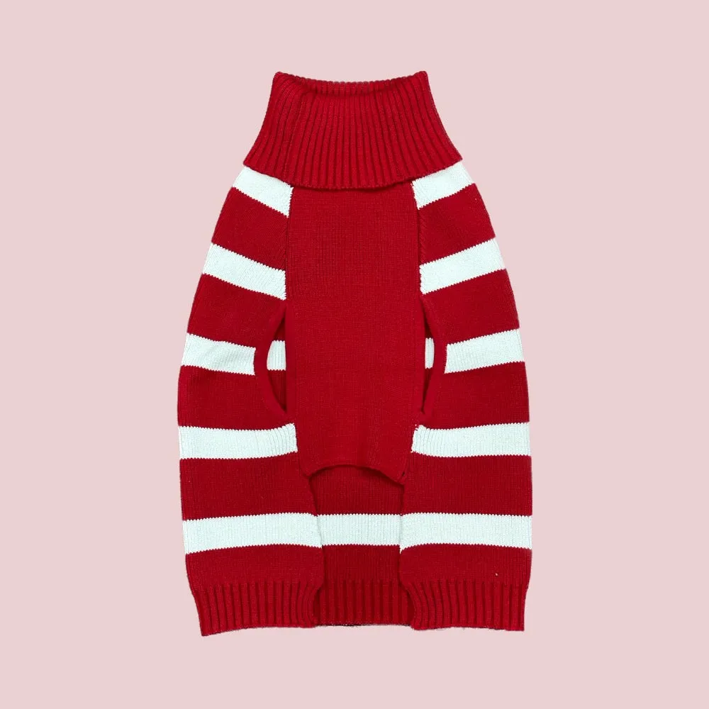 Red Striped Sweater