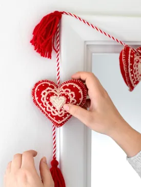 Red Valentine Garland