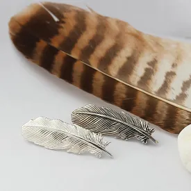 Silver Buzzard Feather Brooch by Joy Everley