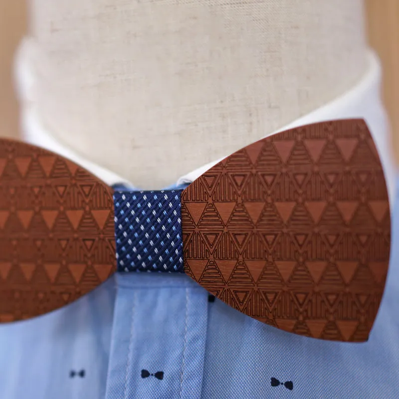 Simon Wooden Bow Tie