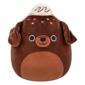 16-Inch Squishmallow Rico the Chocolate Lab Brownie Plush Toy - Soft & Cuddly Collectible