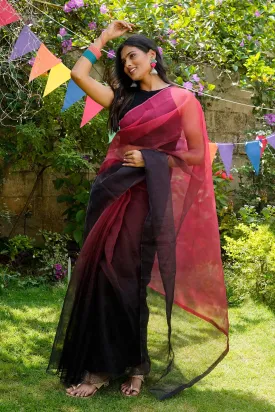 Teejh Aadhuri Ombre Organza Saree