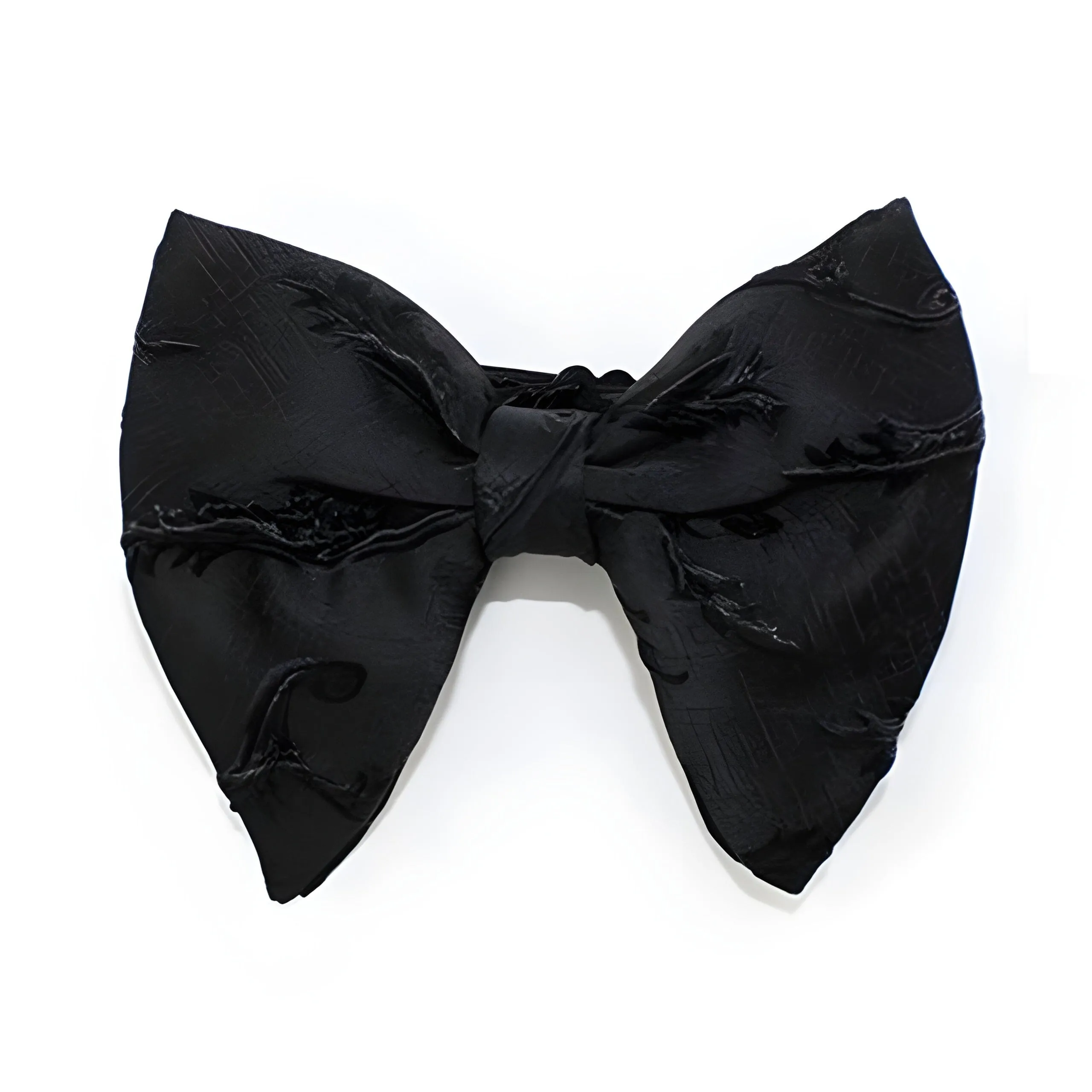 Oversized Francisco Bow Tie in Classic Black