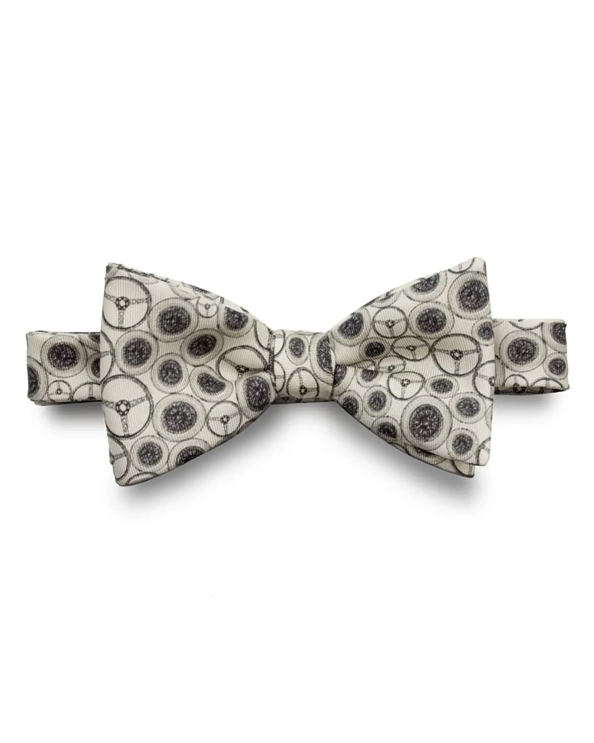 WORLD BEATER - Silk Bow Tie - Ivory